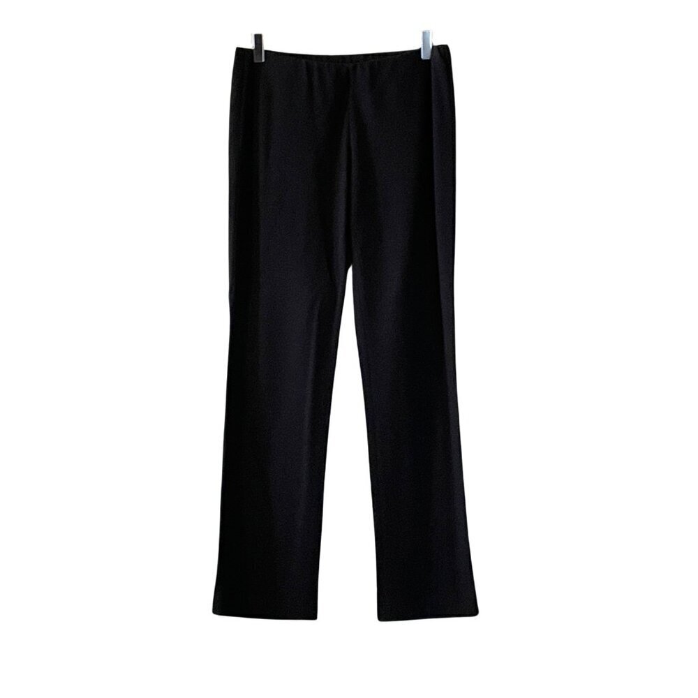 NEW Eileen Fisher Elastic Waist Pants in Black Sz. 12